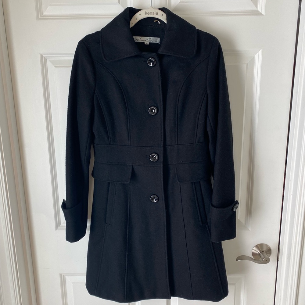 Kenneth Cole wool 4 button tailored waist coat